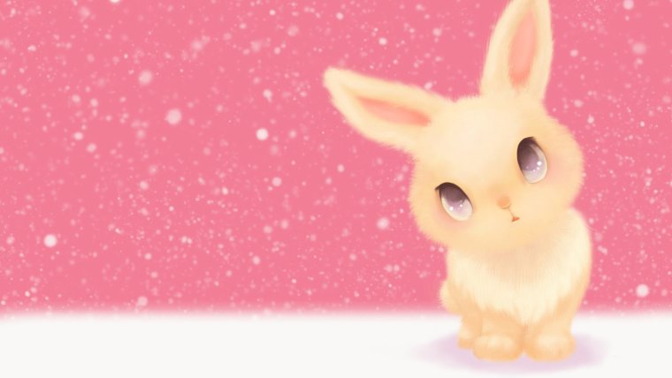 Милый фон с зайчиками