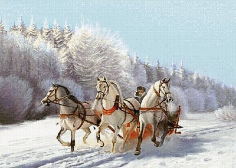 Саврасов зимняя тройка