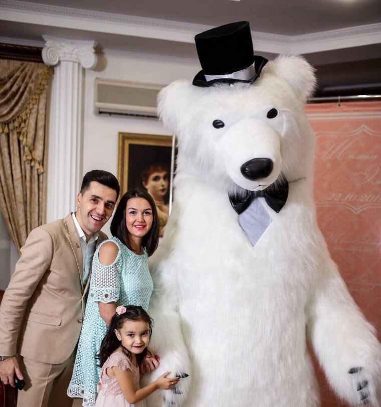 Ростовой костюм белого медведя