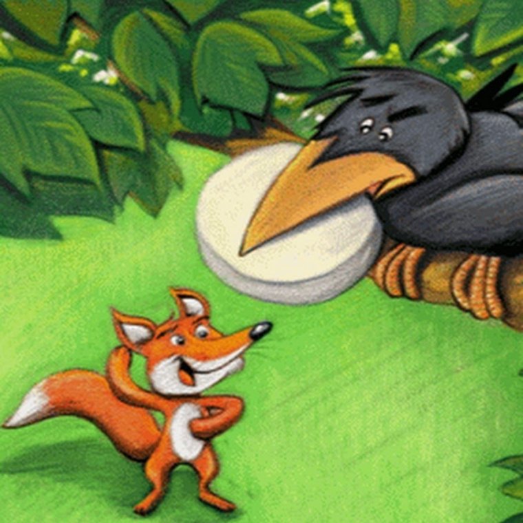 Федр лисица и ворон