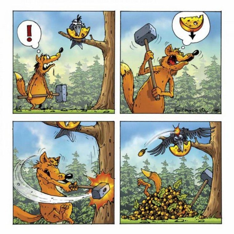 Ворона и сыр