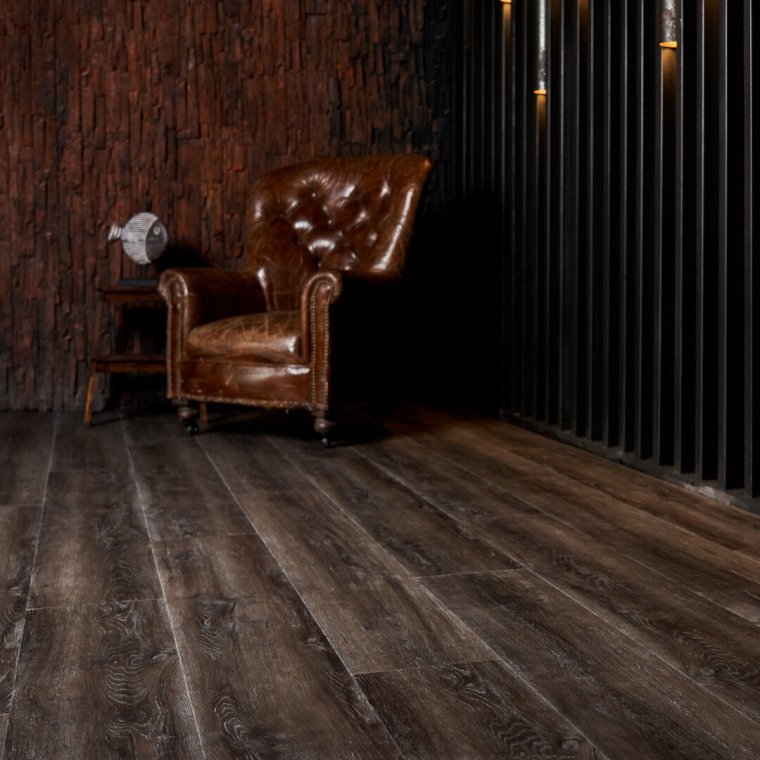 Плитка ПВХ, кварц винил, Vinilam, ceramo 8890-Eir, дуб Лугано,