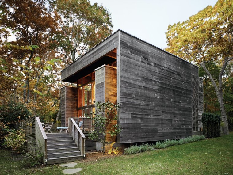 Shou Sugi ban фасад