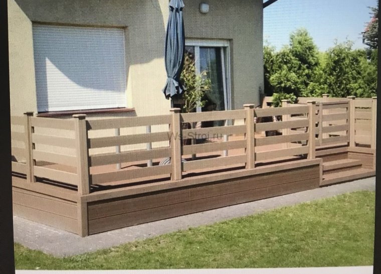 Ограждение террасы