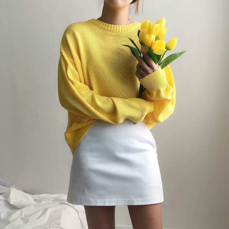 Желтый наряд Эстетика