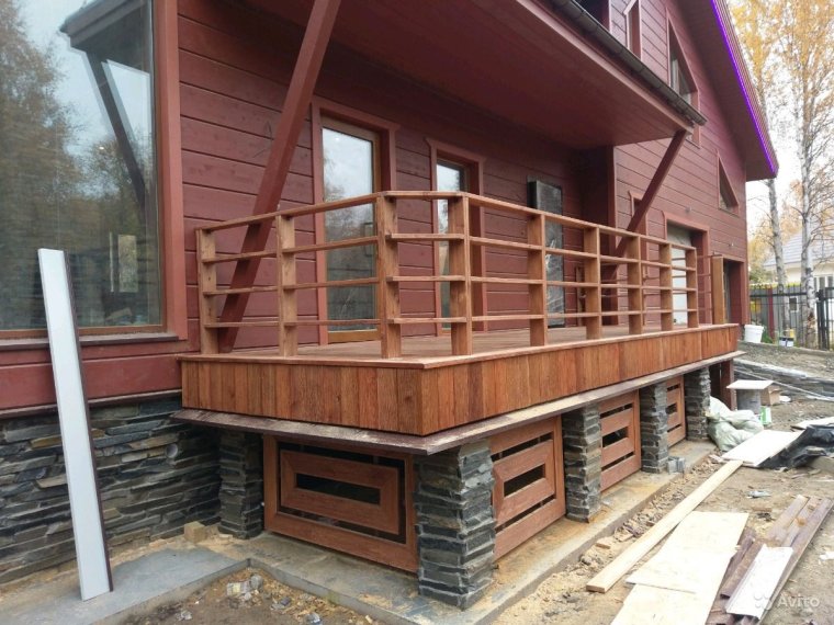 Цоколь веранды