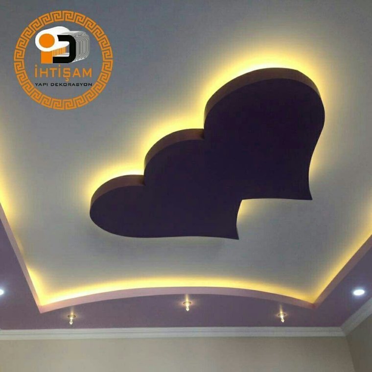 Фигурные потолки из гипсокартона