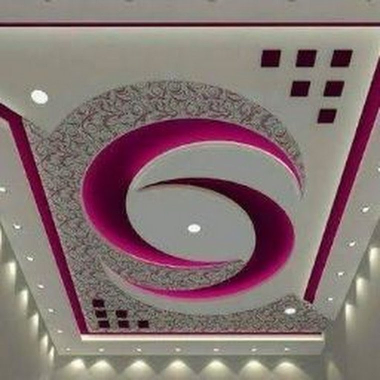 Фигурный потолок гипсокартон таджикский