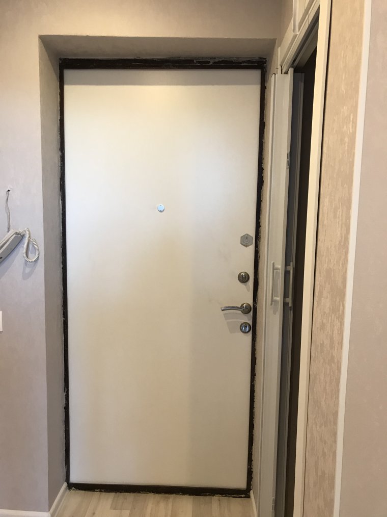 Облагораживание проема входной двери