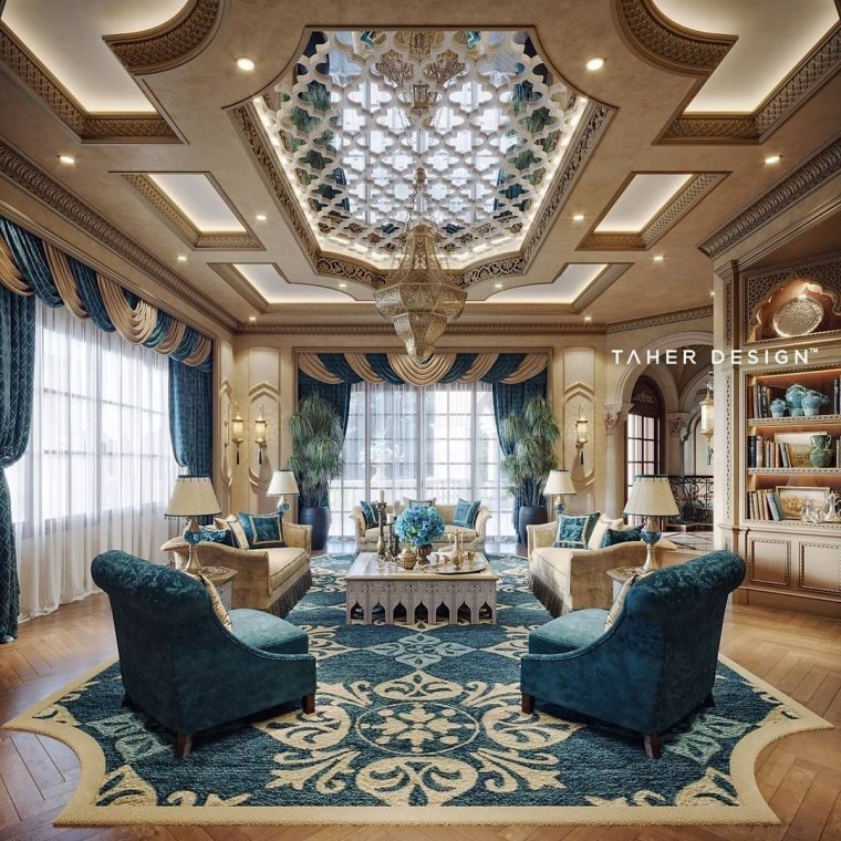 Luxury Mansion Interior гостиная