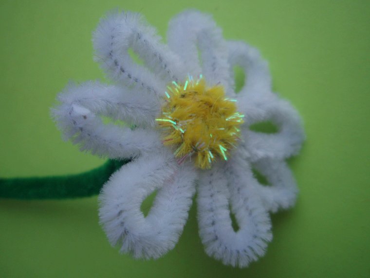 Цветы из синельной проволоки