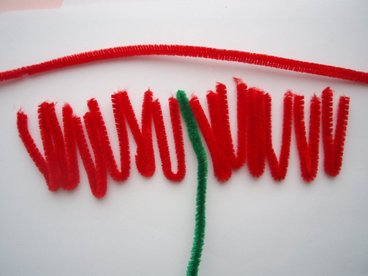 Синельная проволока поделки тюльпан