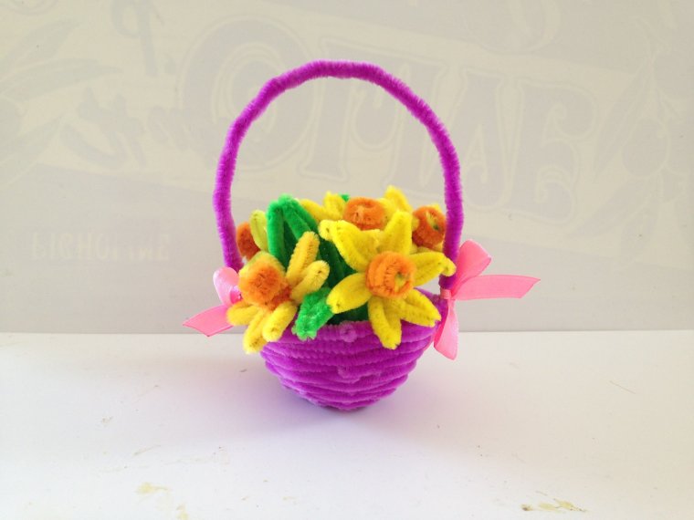 Цветы из синельной проволоки