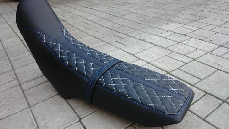 Перетяжка сидения stels Delta 200