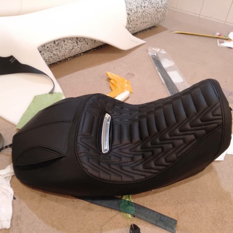 Перешить сиденье мотоцикла