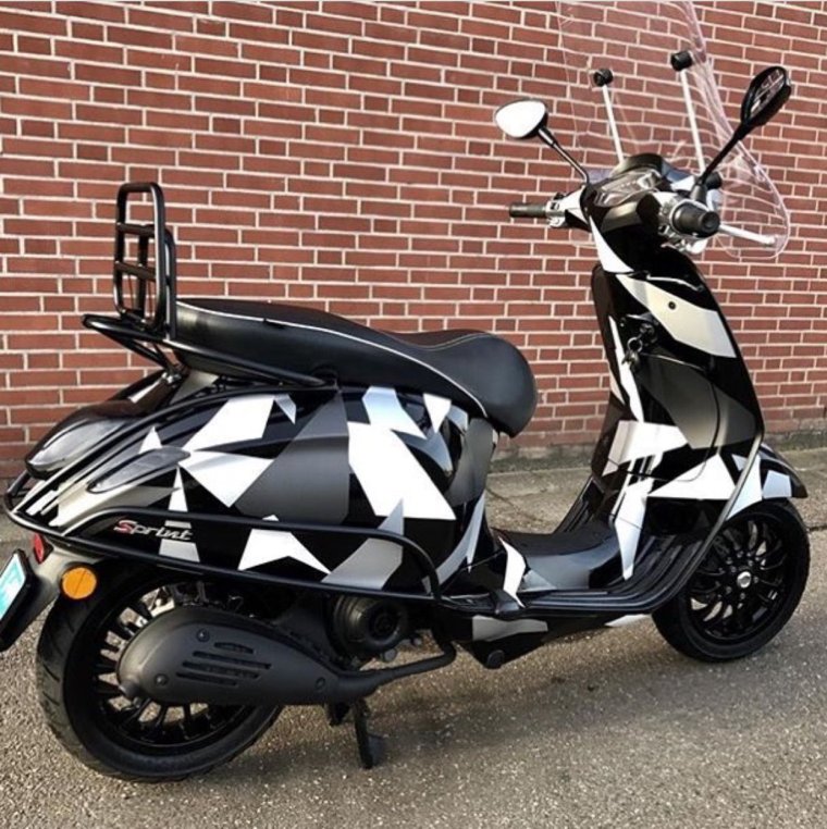 Перекраска скутера