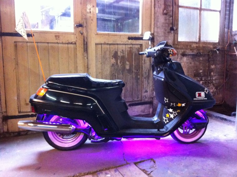 Honda Dio Custom фиолетовый