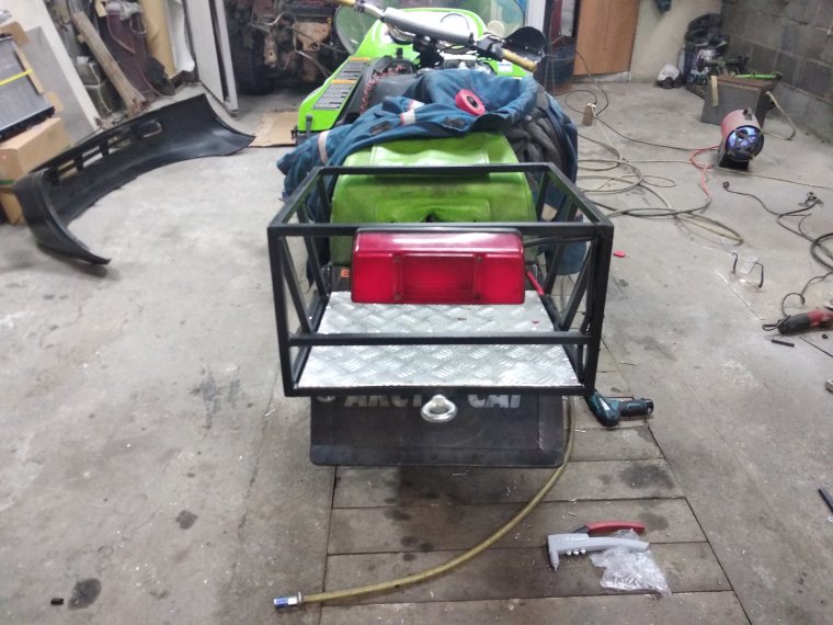 Самодельный багажник на Буран 640