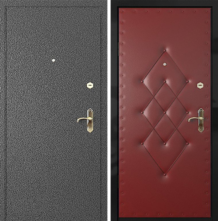 Входная дверь Оптима Лайт медь Бьянко