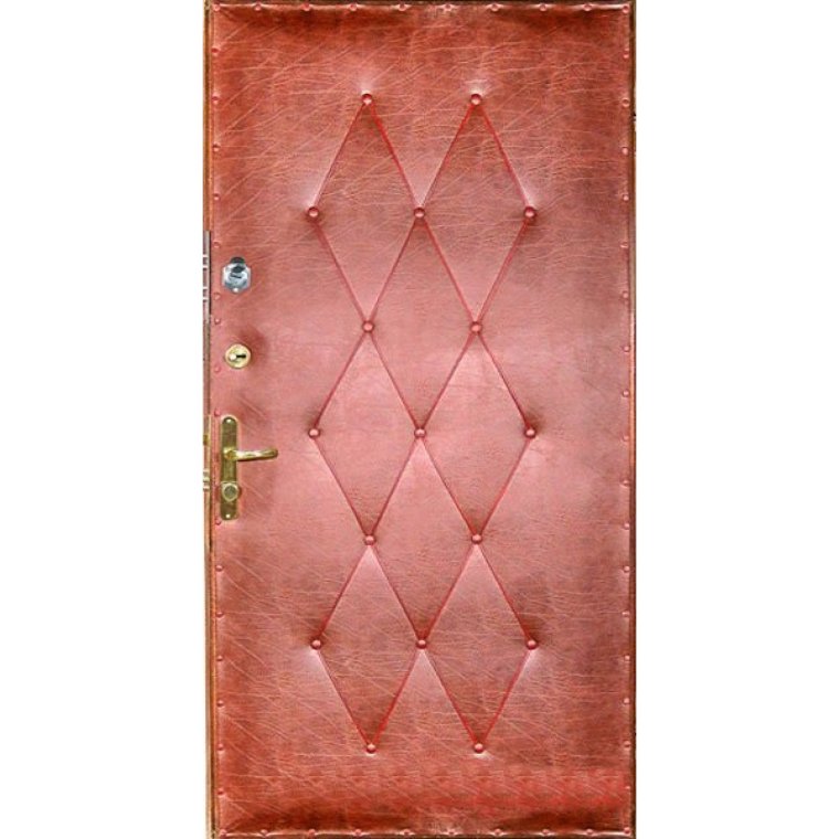 Обшить входную дверь дермантином