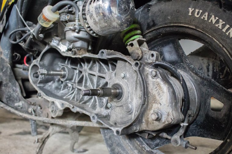 Honda Dio 28 двигатель