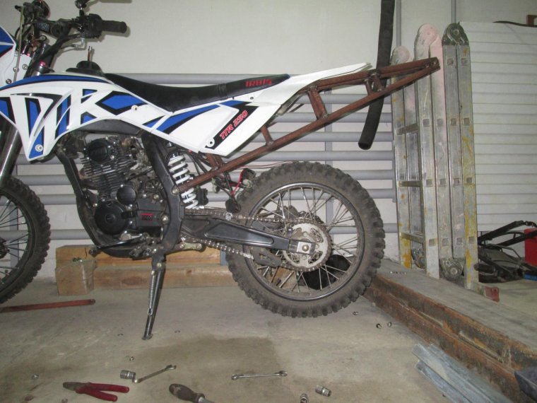 Рама ТТР 250 кросс
