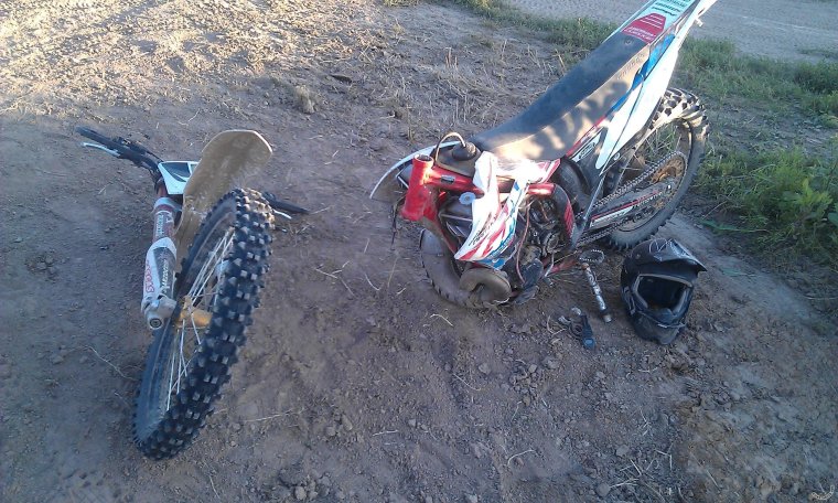 Разбитый Ирбис ТТР 125