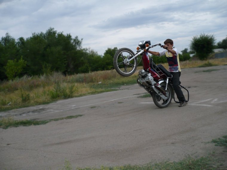 Мопед Альфа под стант
