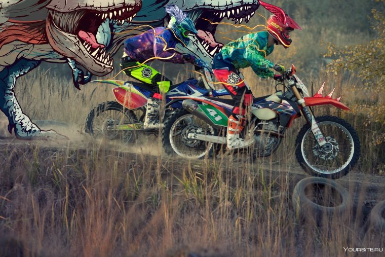 Мотокросс арт