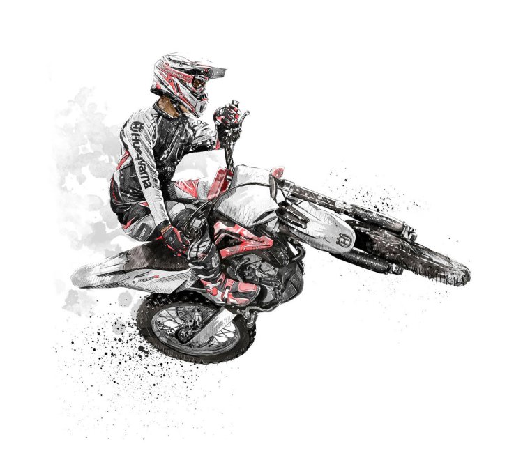 Мотокросс арт