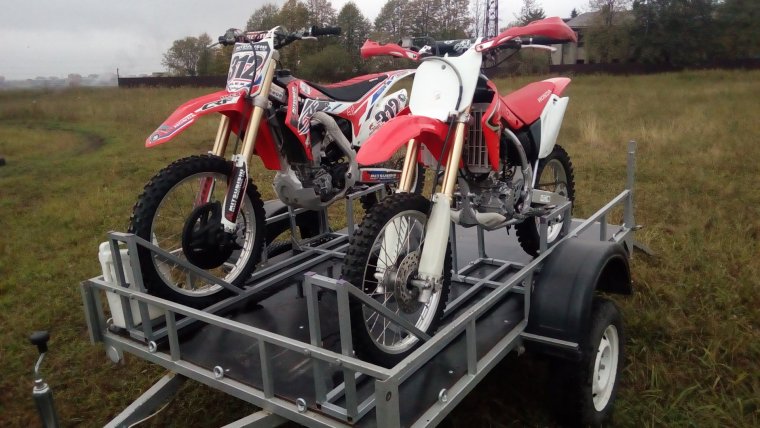 Прицеп для перевозки мотоцикла
