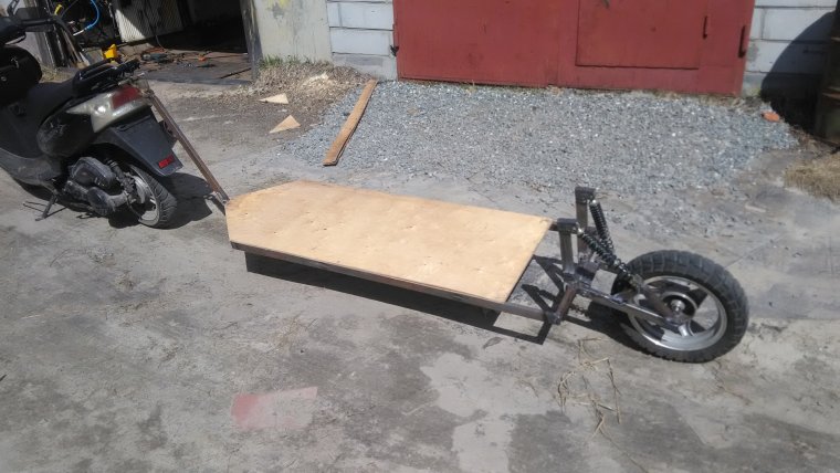 Одноколесный прицеп для мопеда Альфа