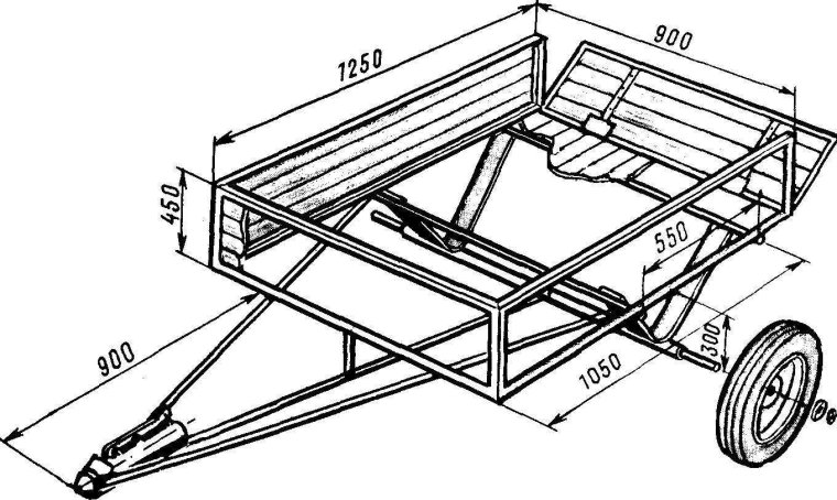 Чертеж прицепа универсал плюс - 8213 a5