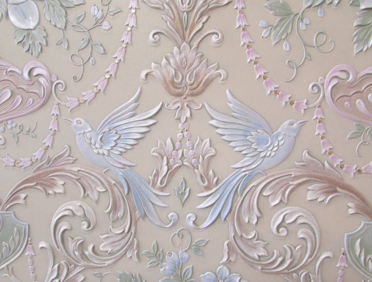 Обои шелкография для стен