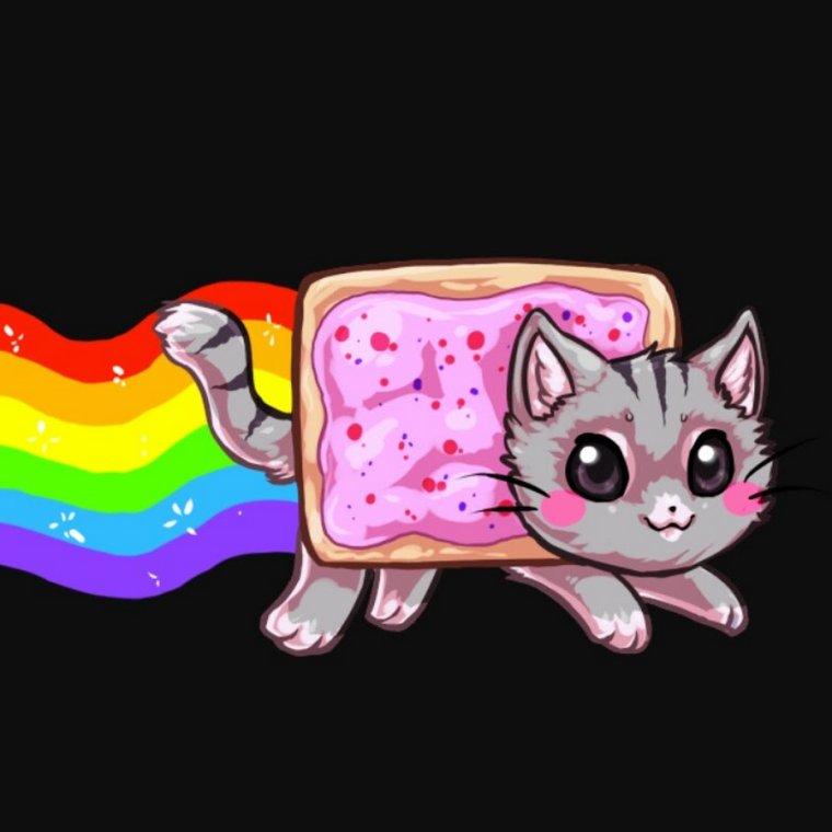 Нян Кэт неон