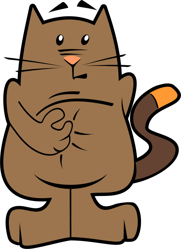 Котик мультяшный