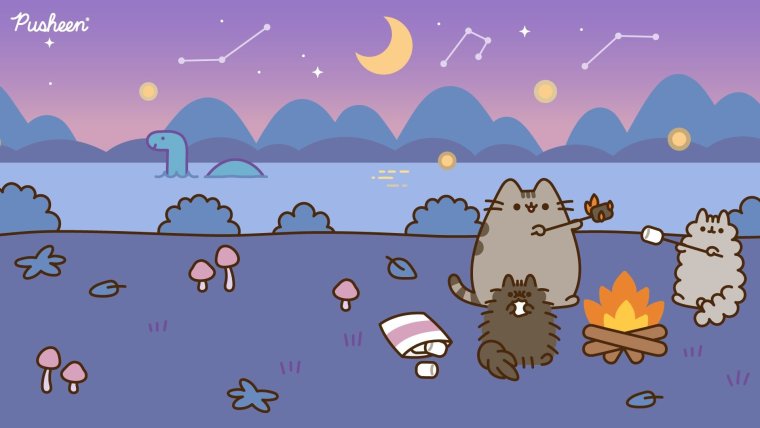 Pusheen обои для рабочего стола