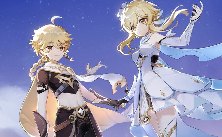 Геншин Импакт Aether x Lumine