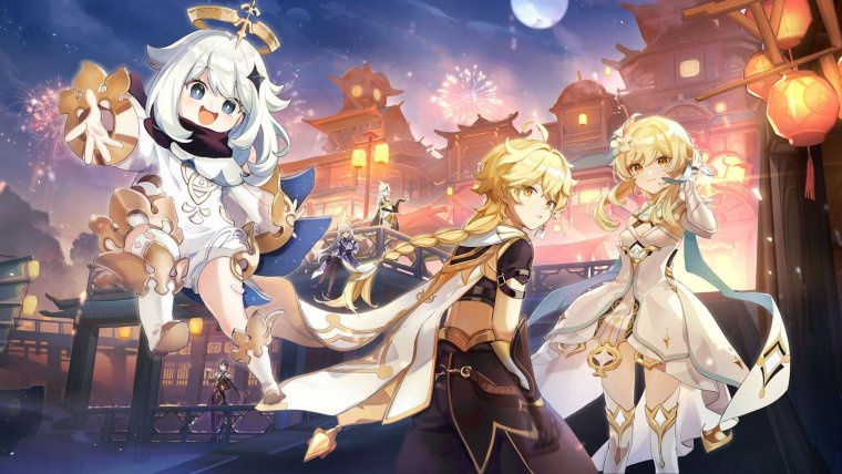 Геншин Импакт обои итер и люмин