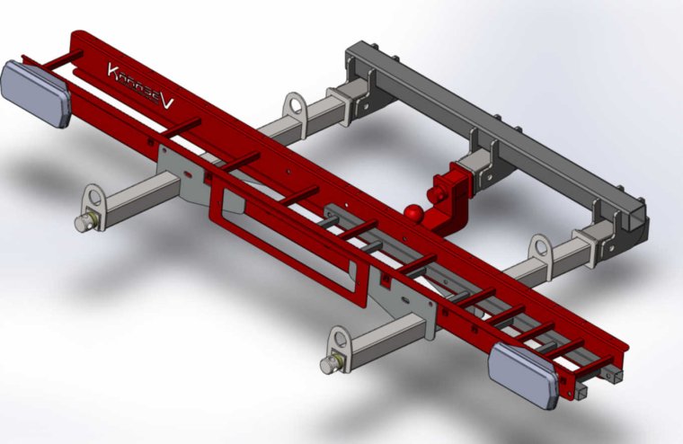 Мотохвост на фаркоп для мотоцикла