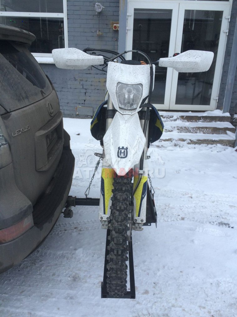 Платформа транспортировочная на фаркоп для перевозки мотоцикла