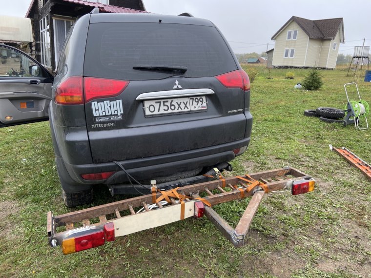 Фаркоп от мотохвост на Прадо 150