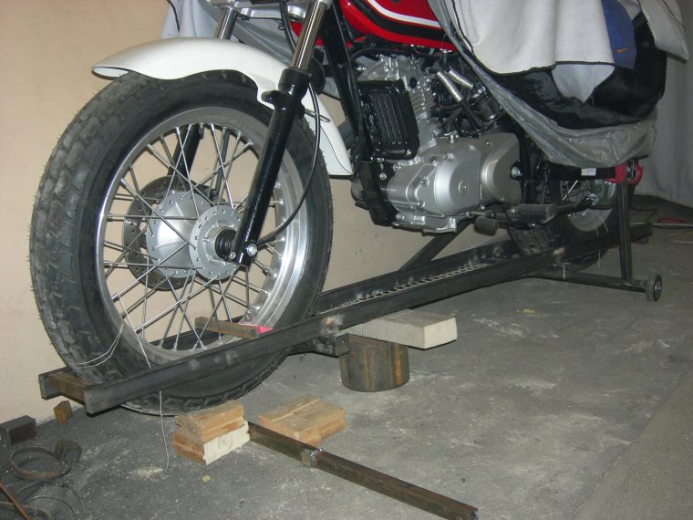 Рампа на кронштейн фаркопа для мотоцикла