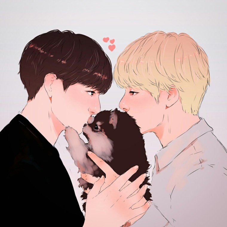BTS Vkook Art омегаверс