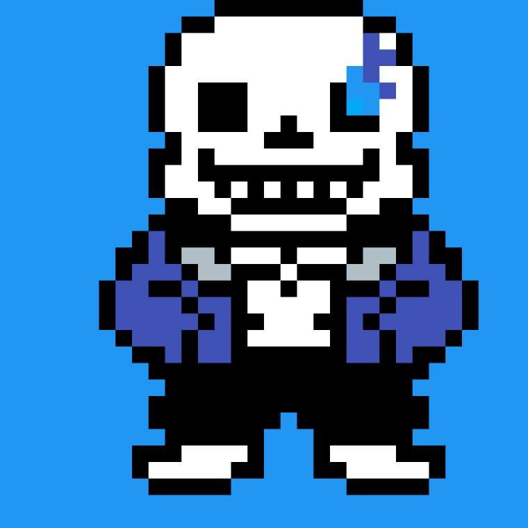 Санс черный пиксель