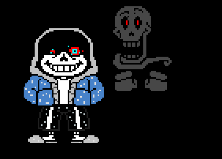 Санс Undertale геноцид пиксель