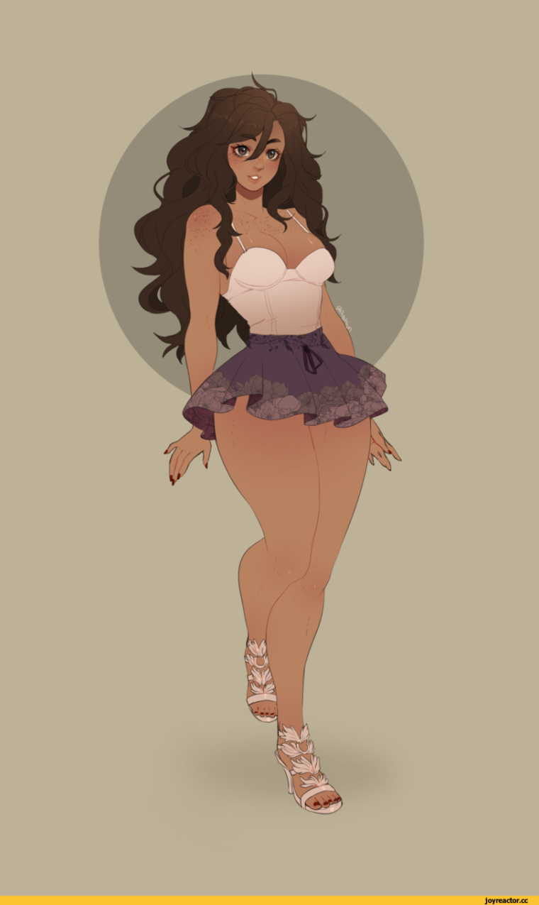 Арты пухленьких девушек