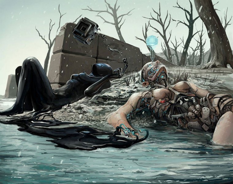 Michael MACRAE киберпанк, Мифологические существа