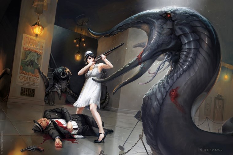 Ужас Аркхэма монстр монстры