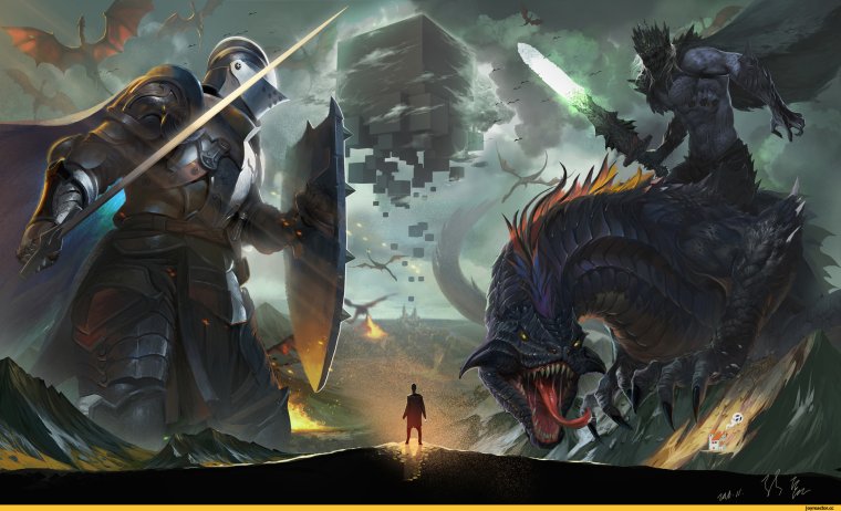 Очень красивые арты драконов детализированные обои